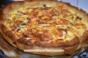 Tarte pomme chèvre