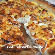 Tarte pomme chèvre