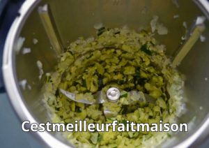 Cari de crevettes courgette ananas