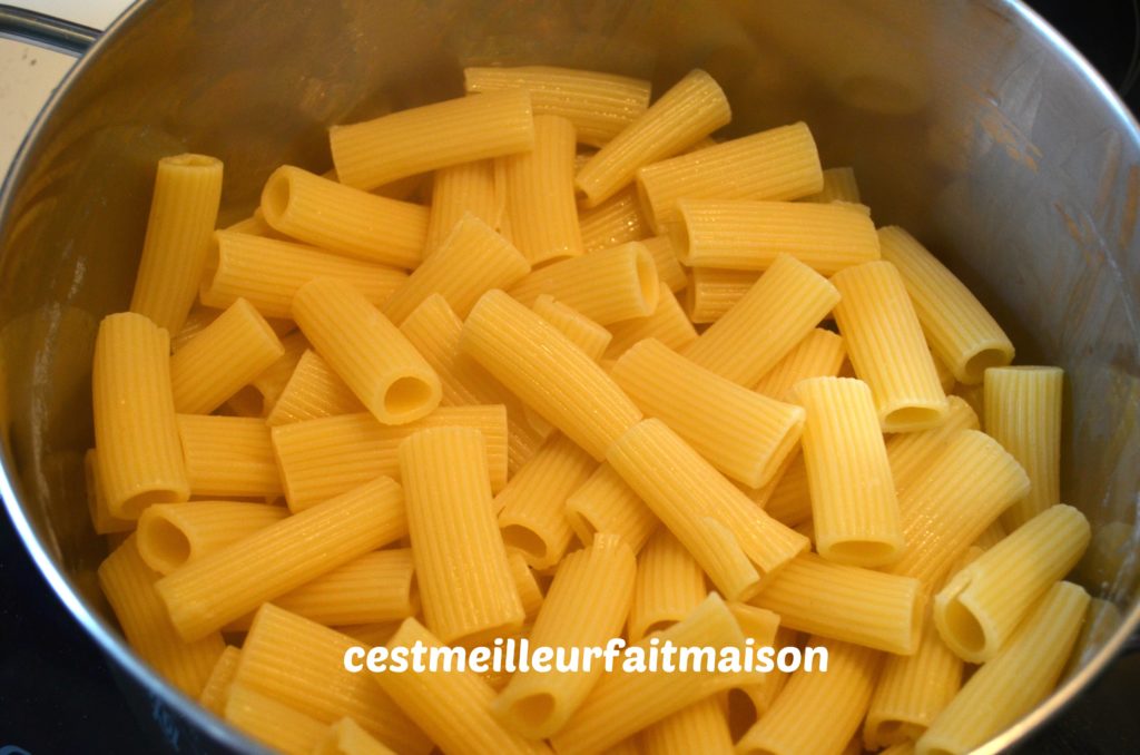 Rigatoni au basilic