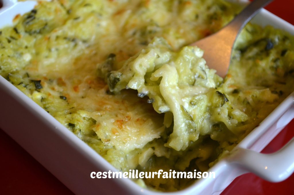 Lasagne courgette chèvre