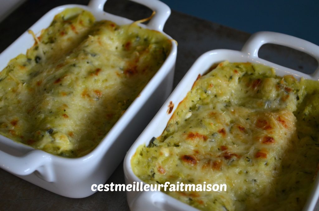 Lasagne courgette chèvre