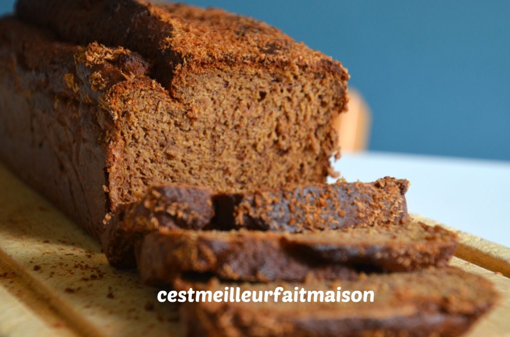 Cake à la banane à IG bas