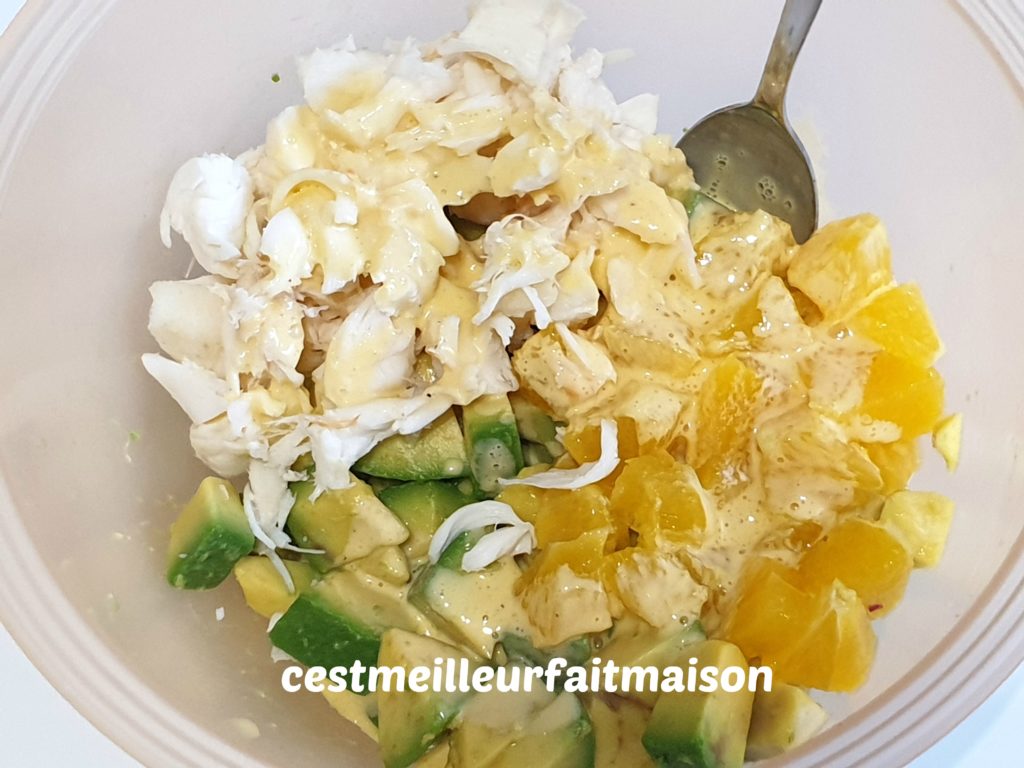 Salade de langouste aux fruits de la passion