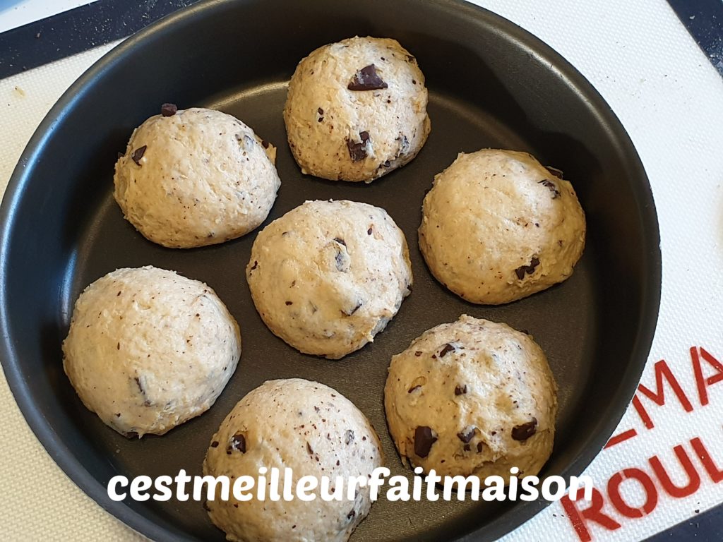 Brioche IG bas aux pépites de chocolat