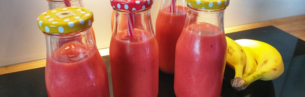 Smoothie fraises banane