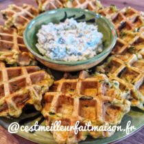 Gaufres aux courgettes