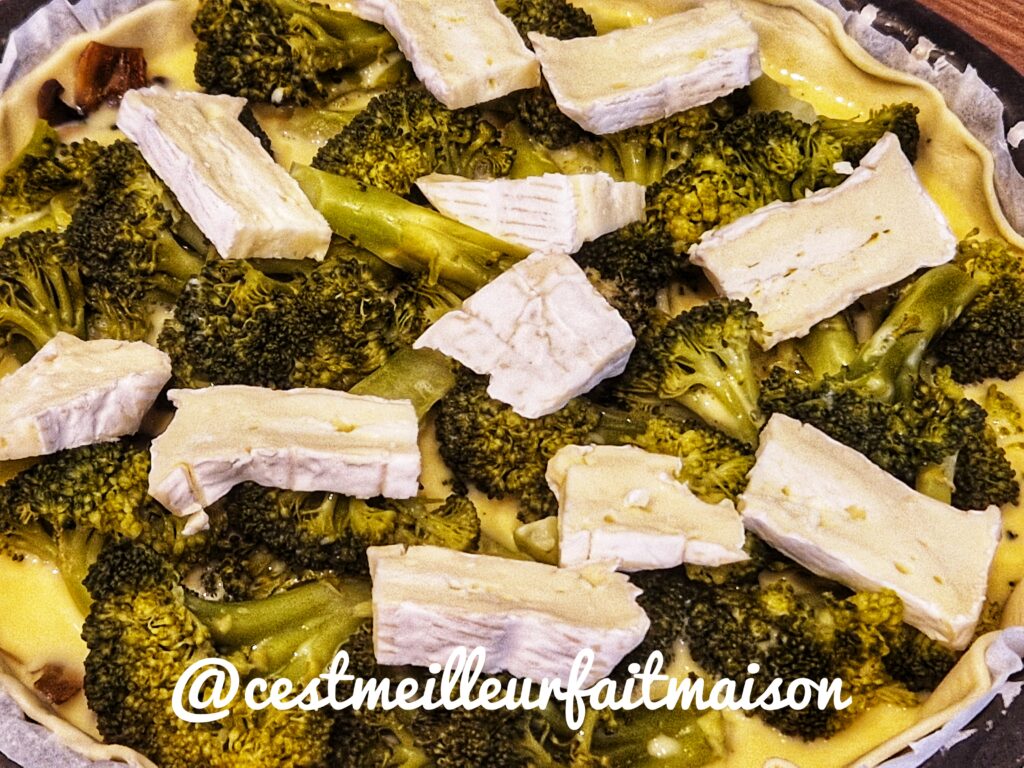 Tarte au Brocoli et au Camembert