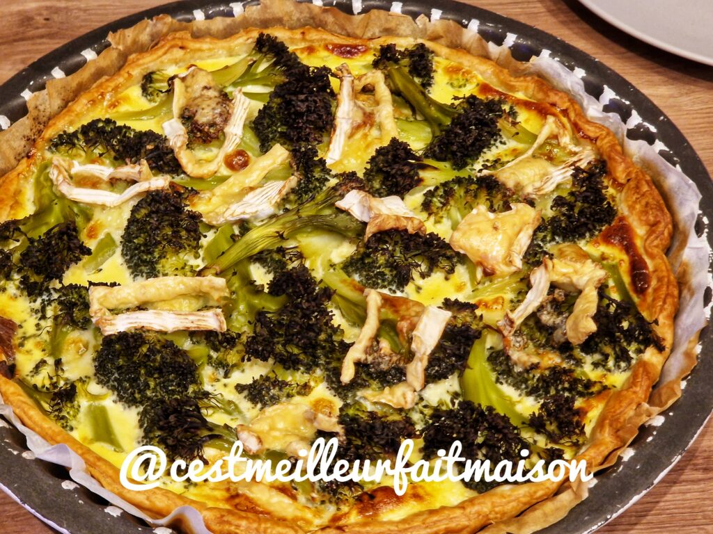 Tarte au Brocoli et au Camembert